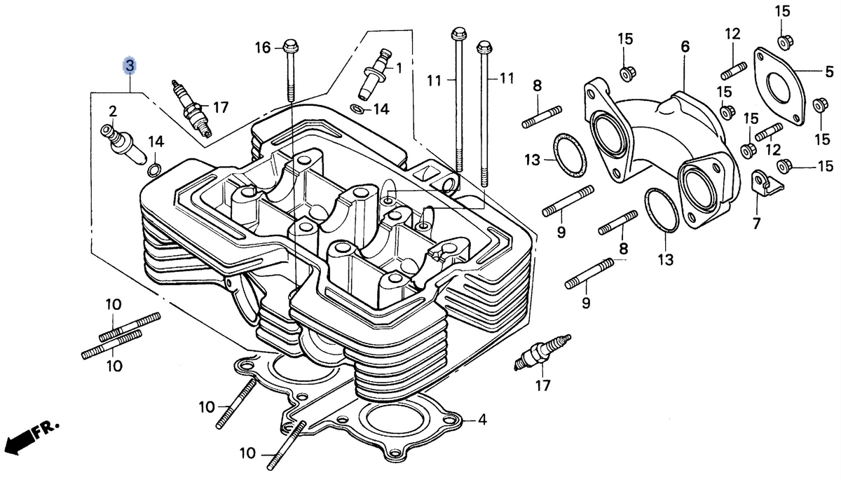 Honda OEM part 12200-KBG-671