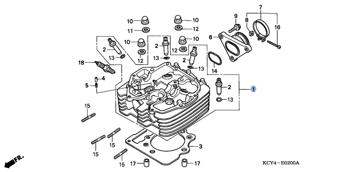 Honda OEM part 12200-KCY-670