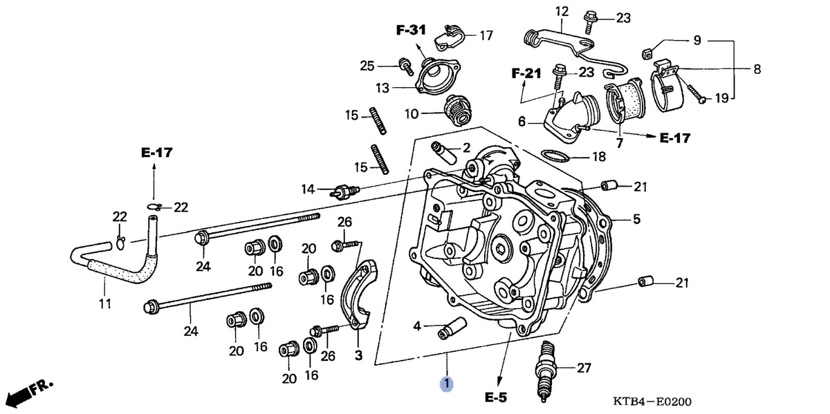 Honda OEM part 12200-KFG-J01