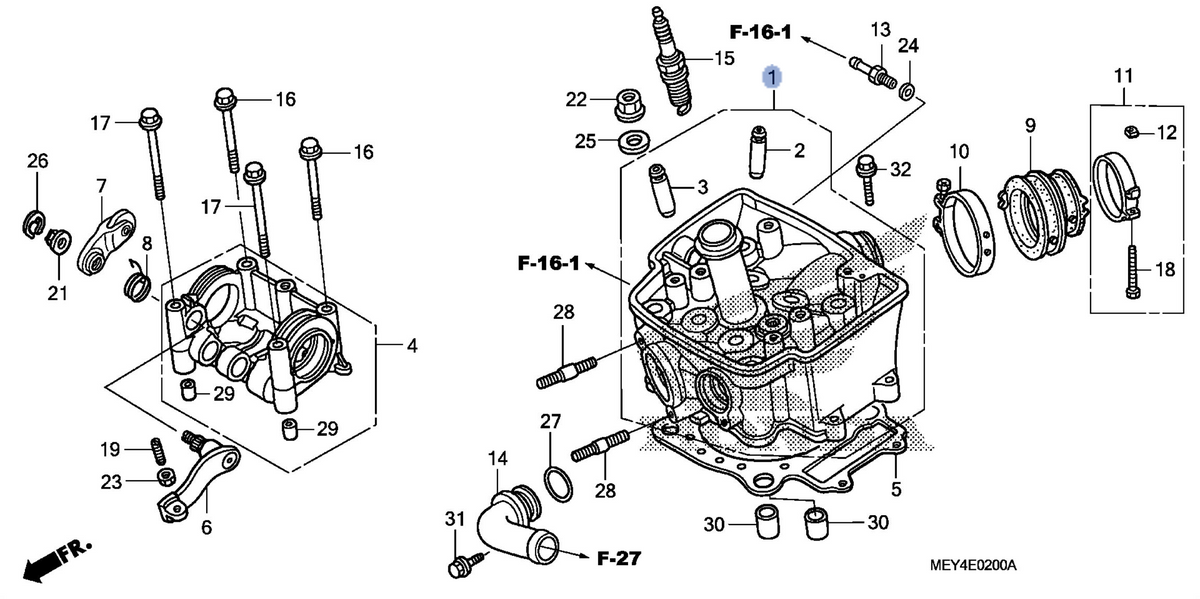 Honda OEM part 12200-MEY-671