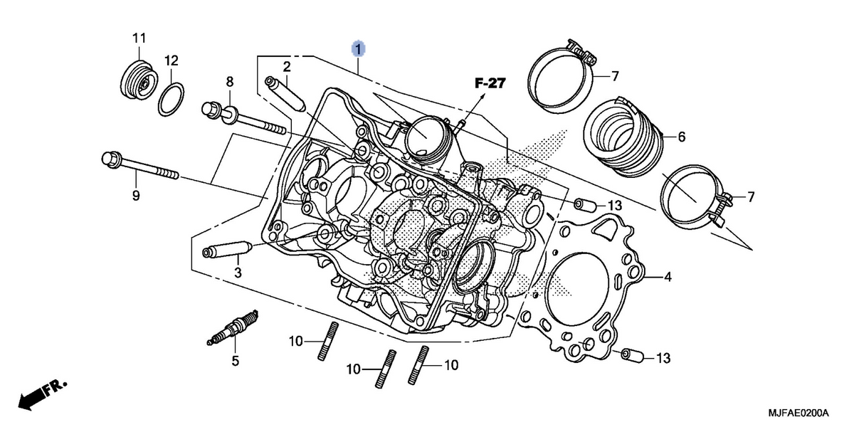 Honda OEM part 12200-MJF-A00