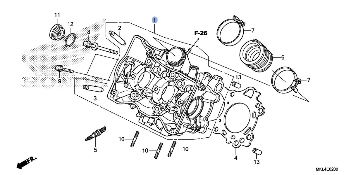 Honda OEM part 12200-MKA-C30