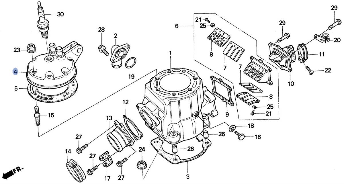 Honda OEM part 12200-ML3-760