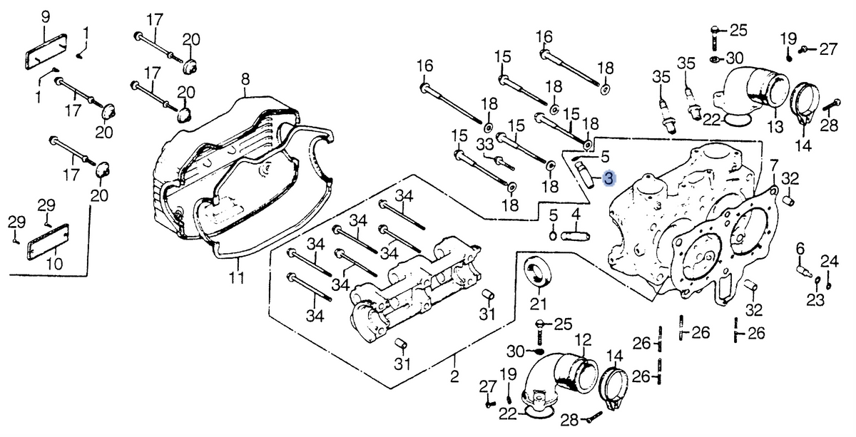 Honda OEM part 12204-371-305