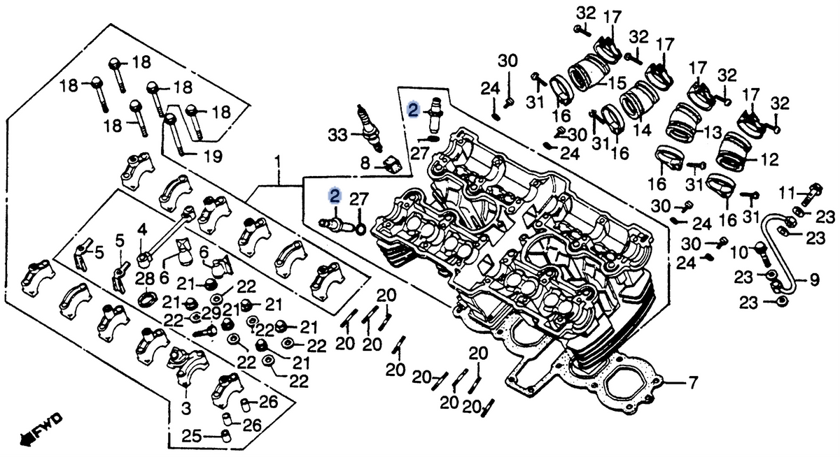 Honda OEM part 12204-425-305