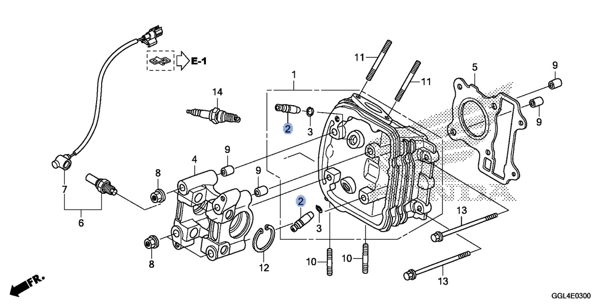 Honda OEM part 12204-GFC-P00