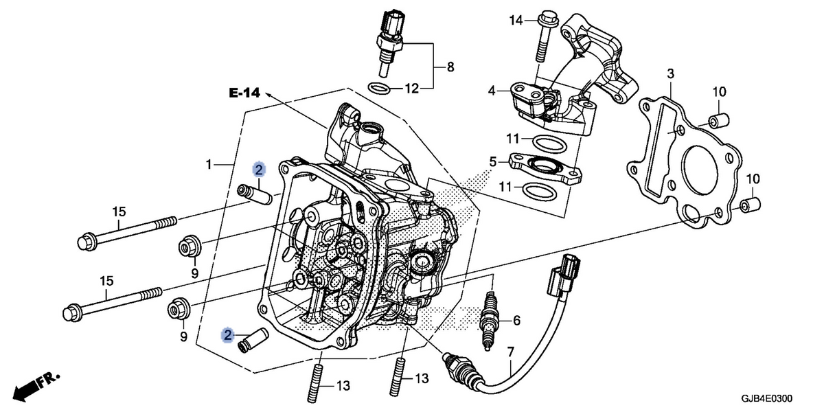 Honda OEM part 12204-GGZ-P00
