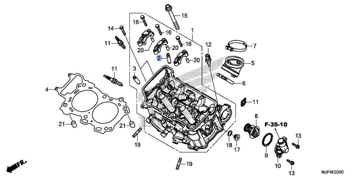 Honda OEM part 12204-HL4-305