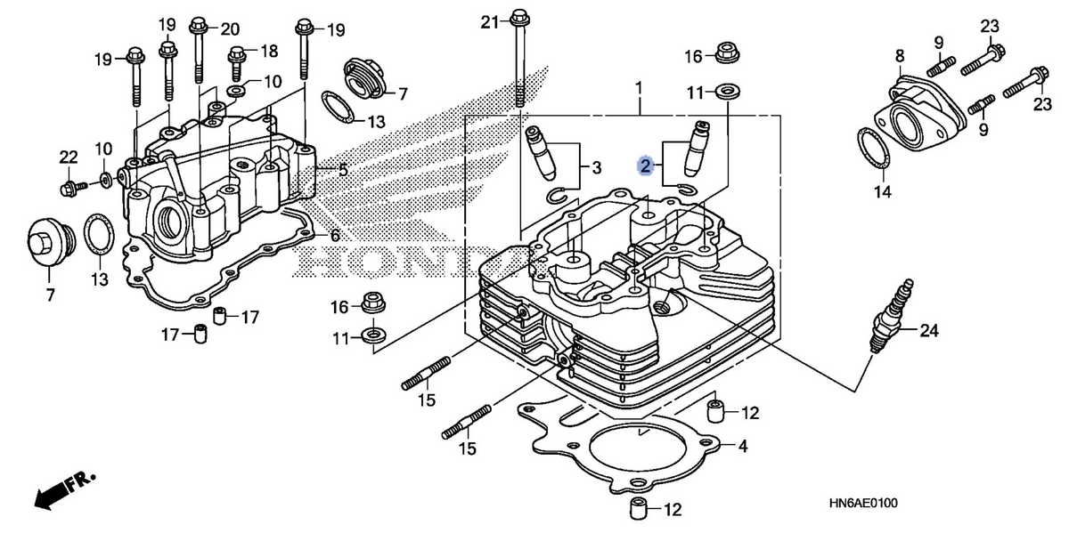 Honda OEM part 12204-HM8-306