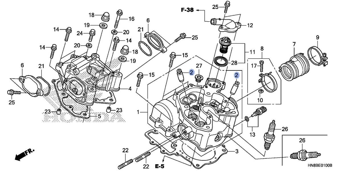 Honda OEM part 12204-HN2-305