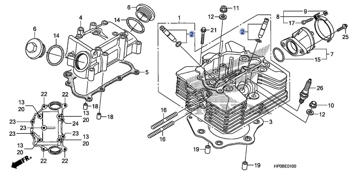 Honda OEM part 12204-HP0-305