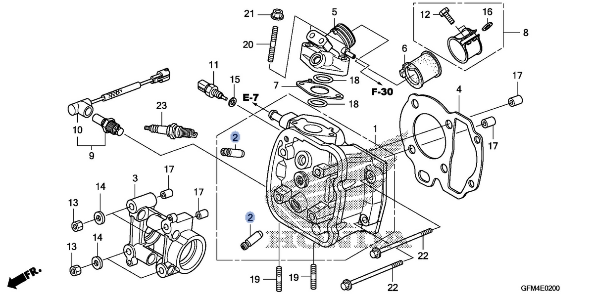Honda OEM part 12204-KVB-305
