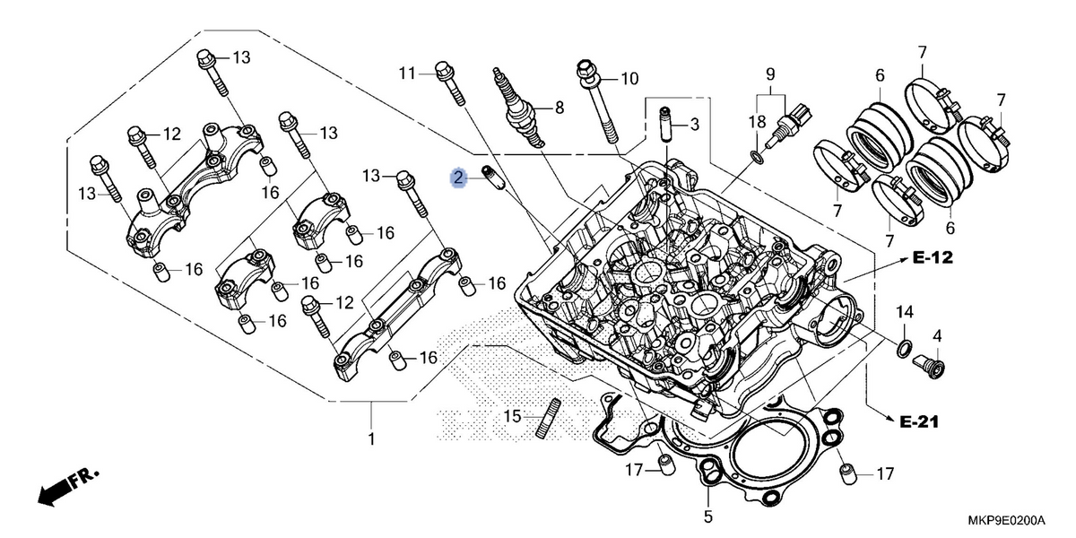 Honda OEM part 12204-KYJ-305