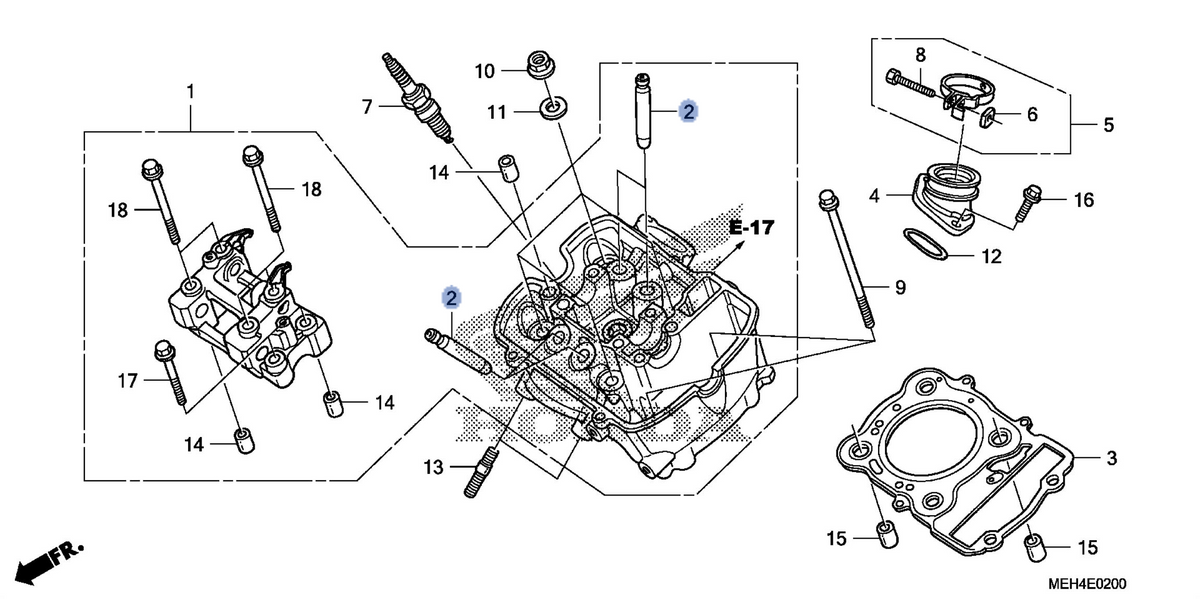 Honda OEM part 12204-MEW-P00