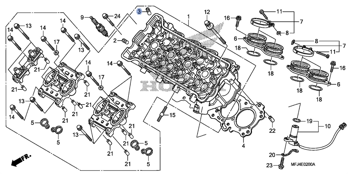 Honda OEM part 12204-MFJ-305