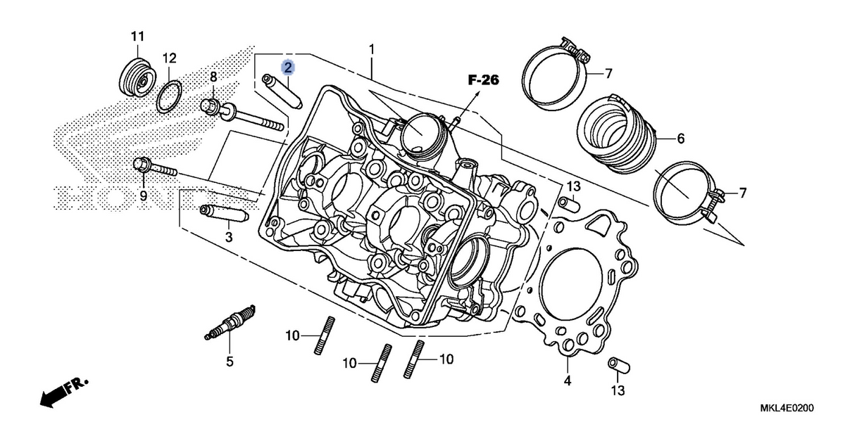 Honda OEM part 12204-MJH-305
