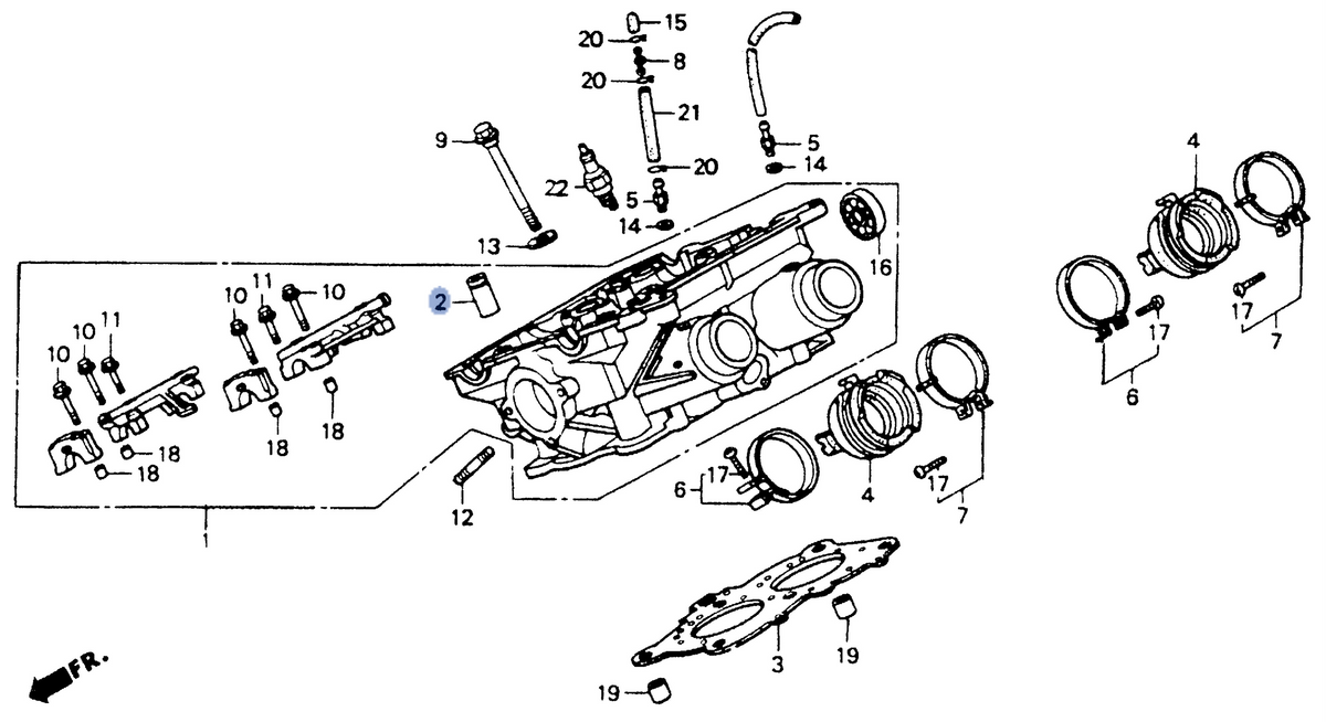Honda OEM part 12204-MT4-305
