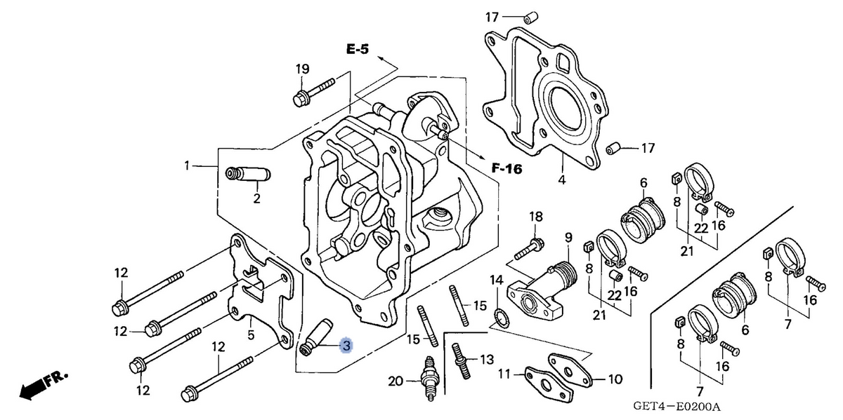 Honda OEM part 12205-GEE-305