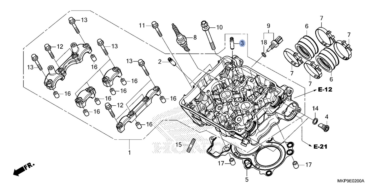 Honda OEM part 12205-KYJ-305