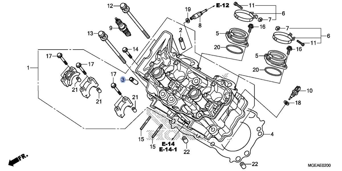 Honda OEM part 12205-MGE-305