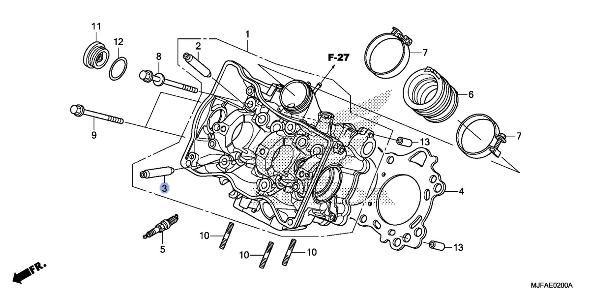 Honda OEM part 12205-MGS-305