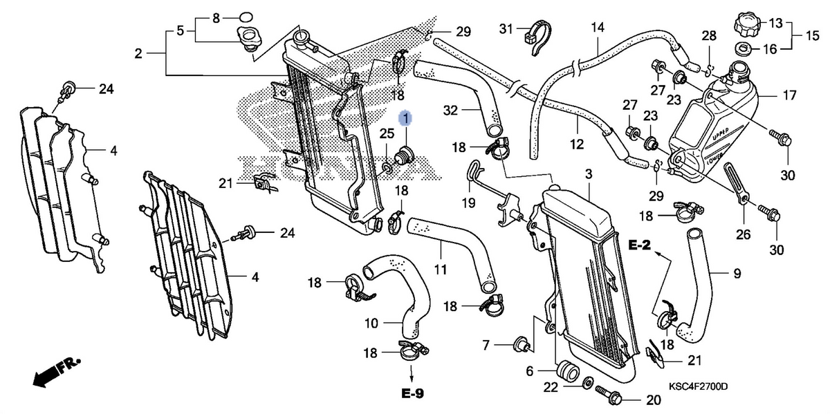 Honda OEM part 12206-881-310