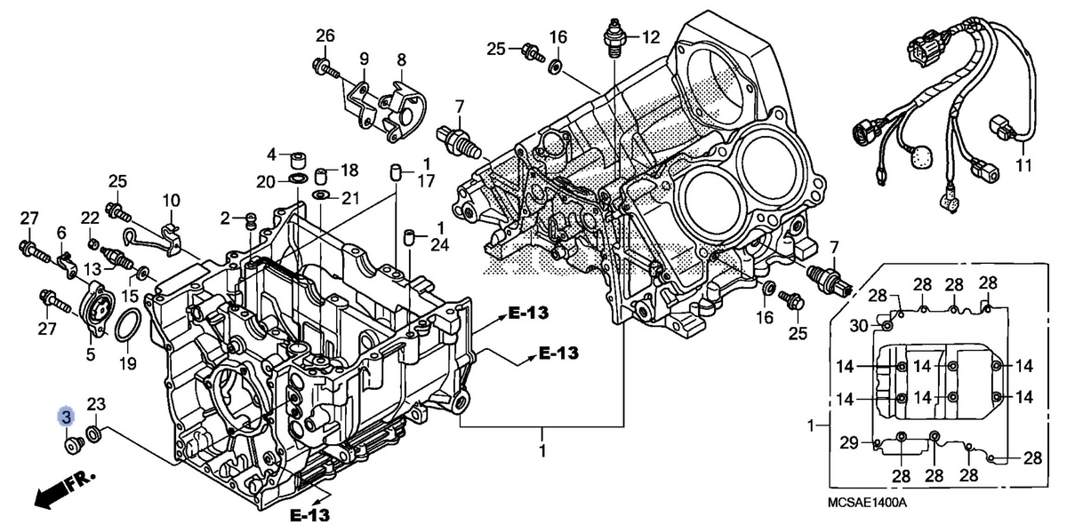 Honda OEM part 12206-MBW-000
