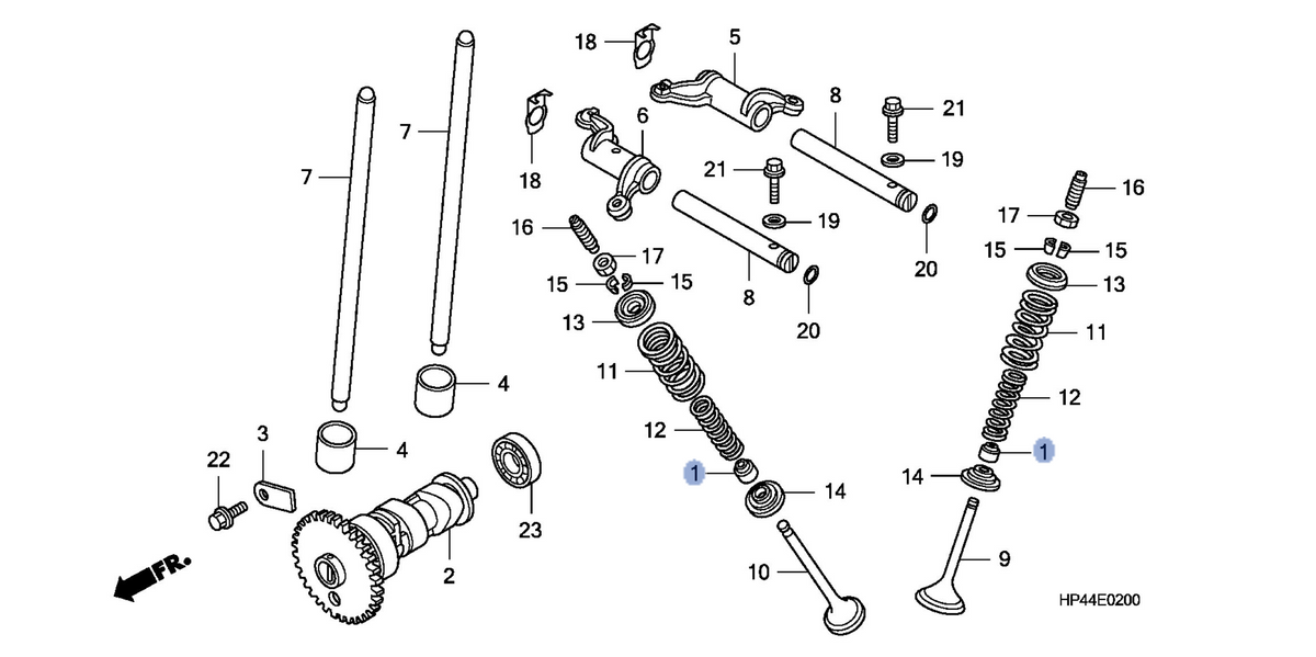 Honda OEM part 12208-HP5-601