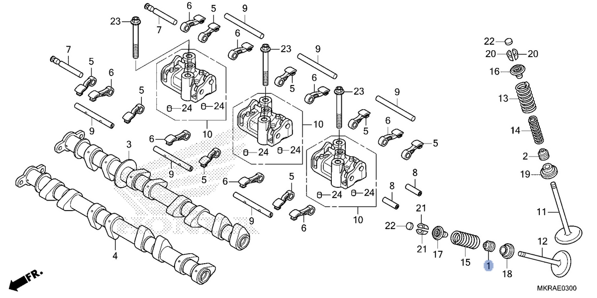 Honda OEM part 12208-MKR-D11