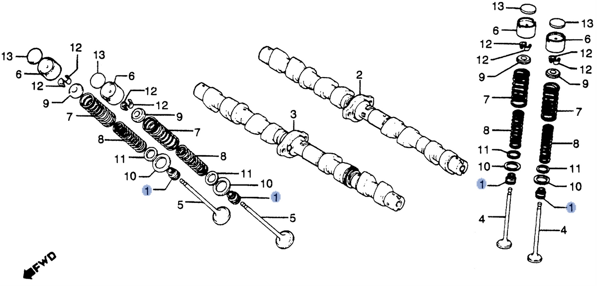 Honda OEM part 12209-422-005