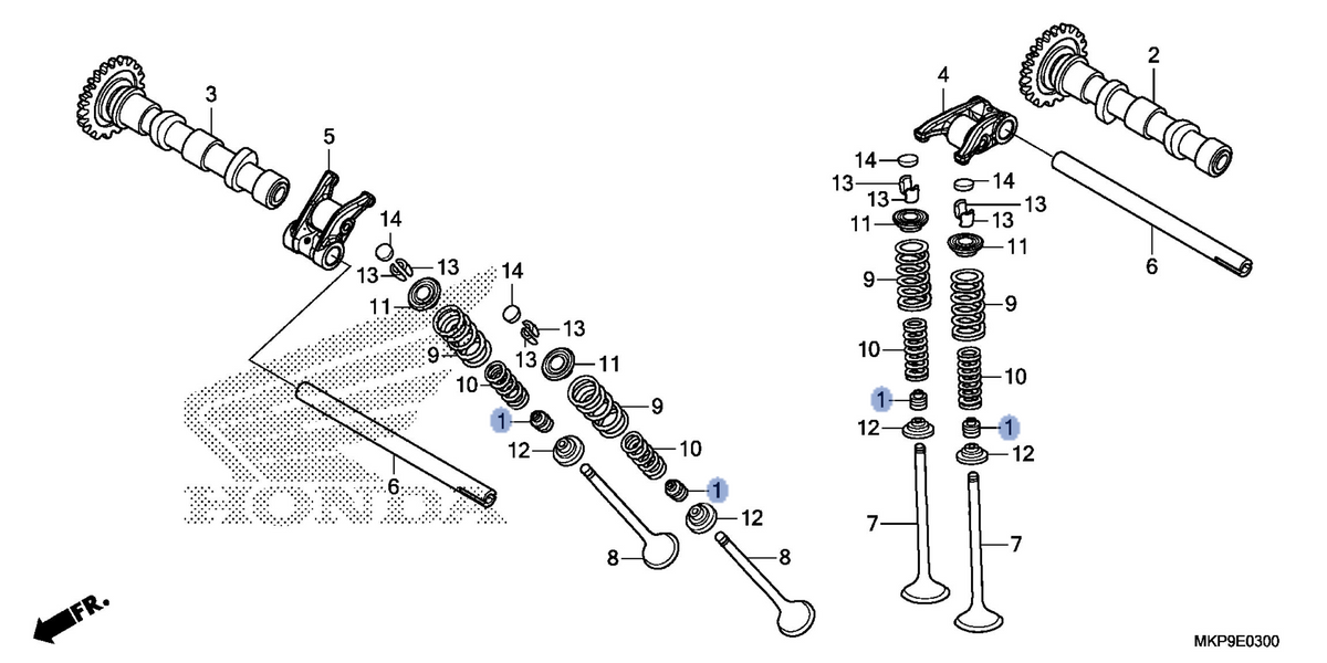 Honda OEM part 12209-K1B-T01