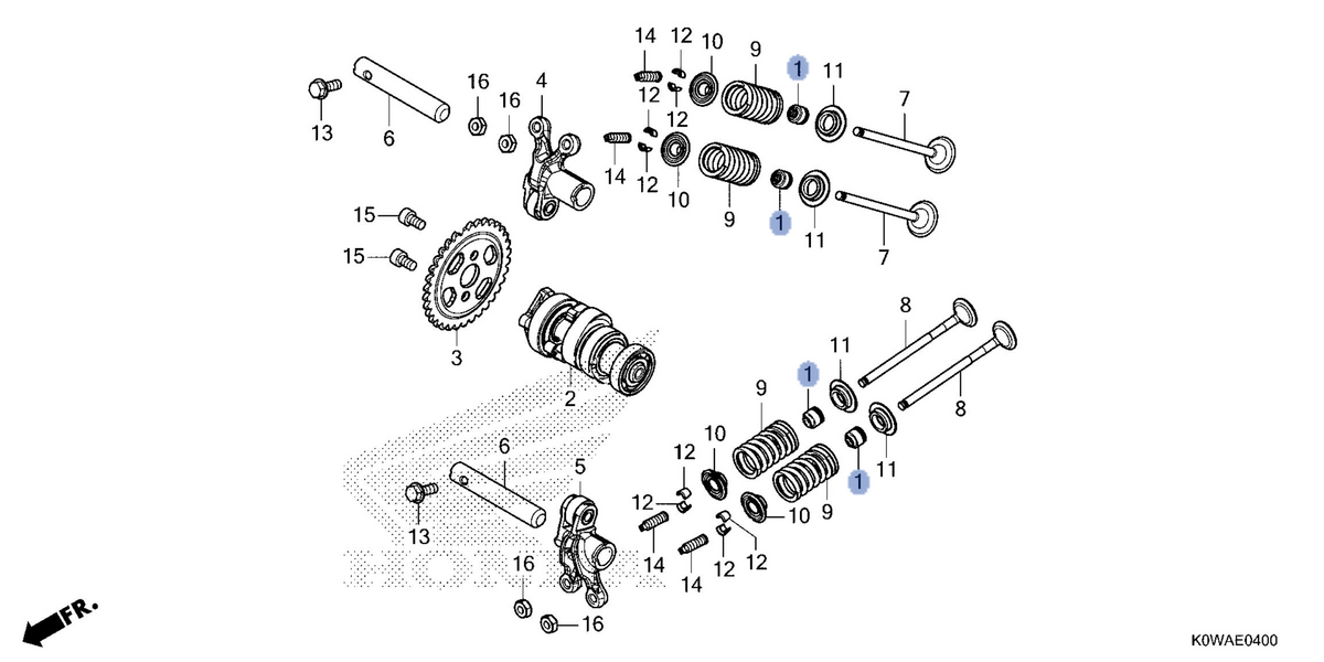 Honda OEM part 12209-K56-N01