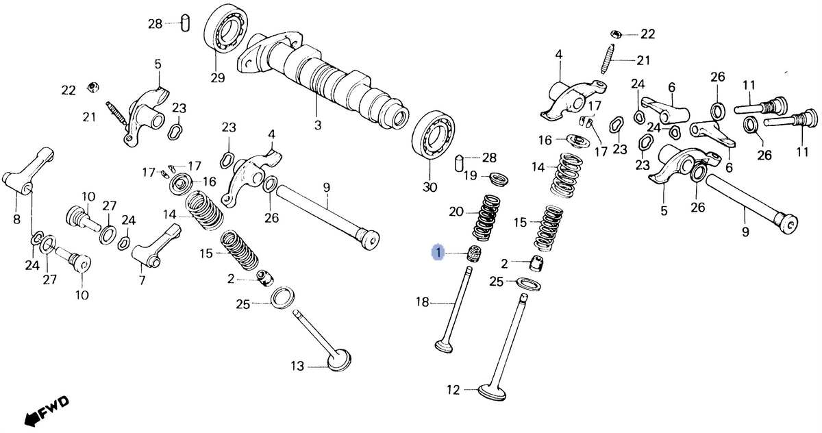 Honda OEM part 12209-MA6-005