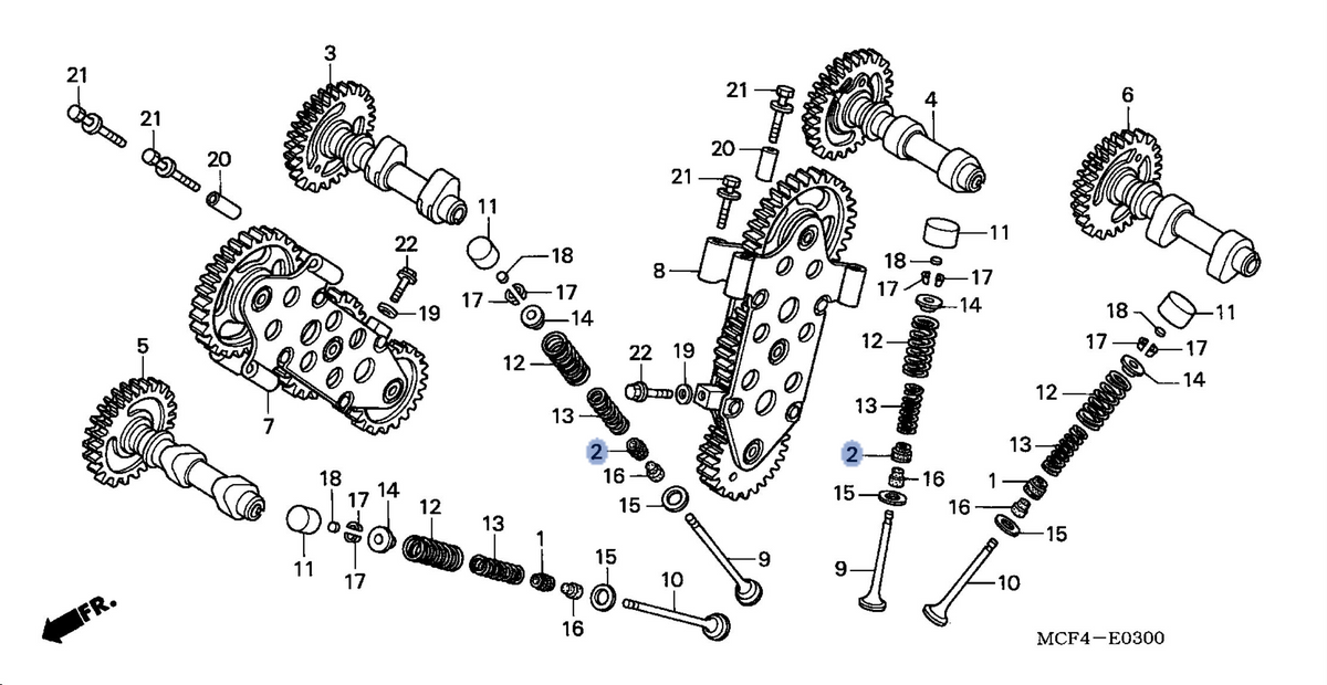 Honda OEM part 12209-MBB-003