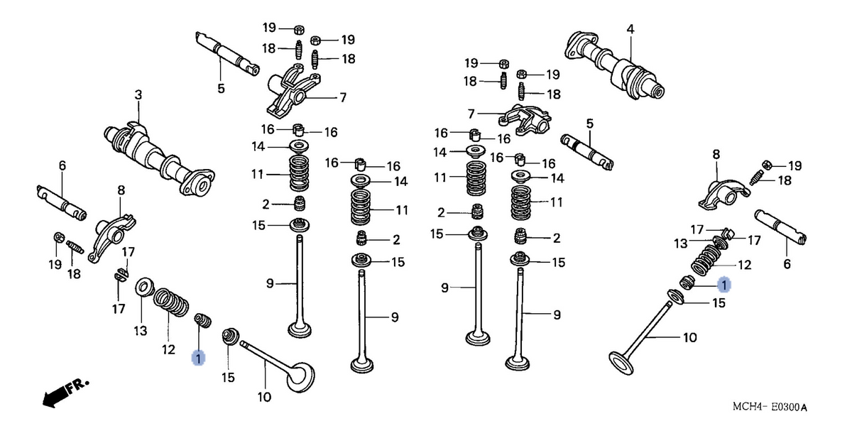 Honda OEM part 12209-MCH-000