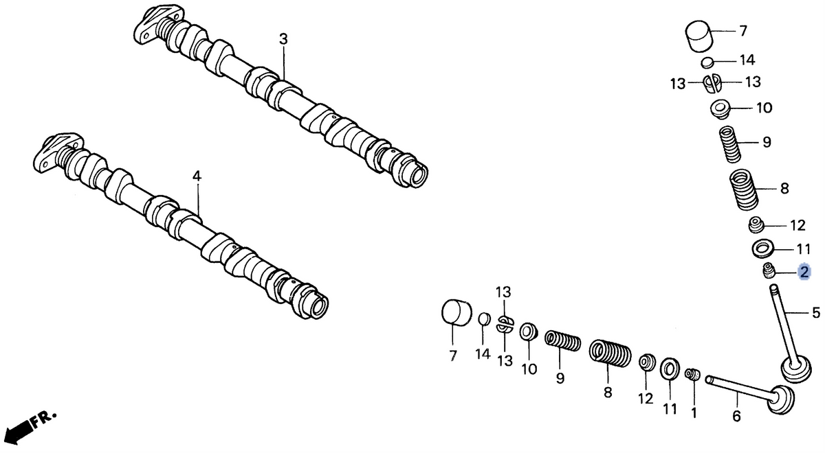 Honda OEM part 12209-MZ5-003