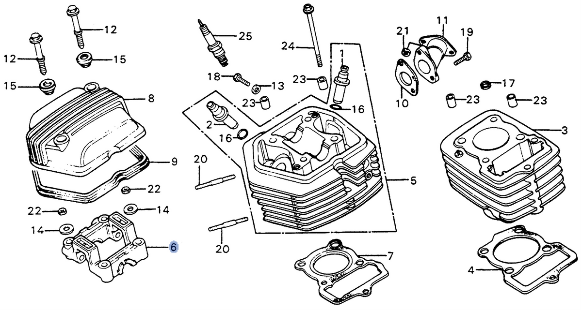 Honda OEM part 12210-149-020