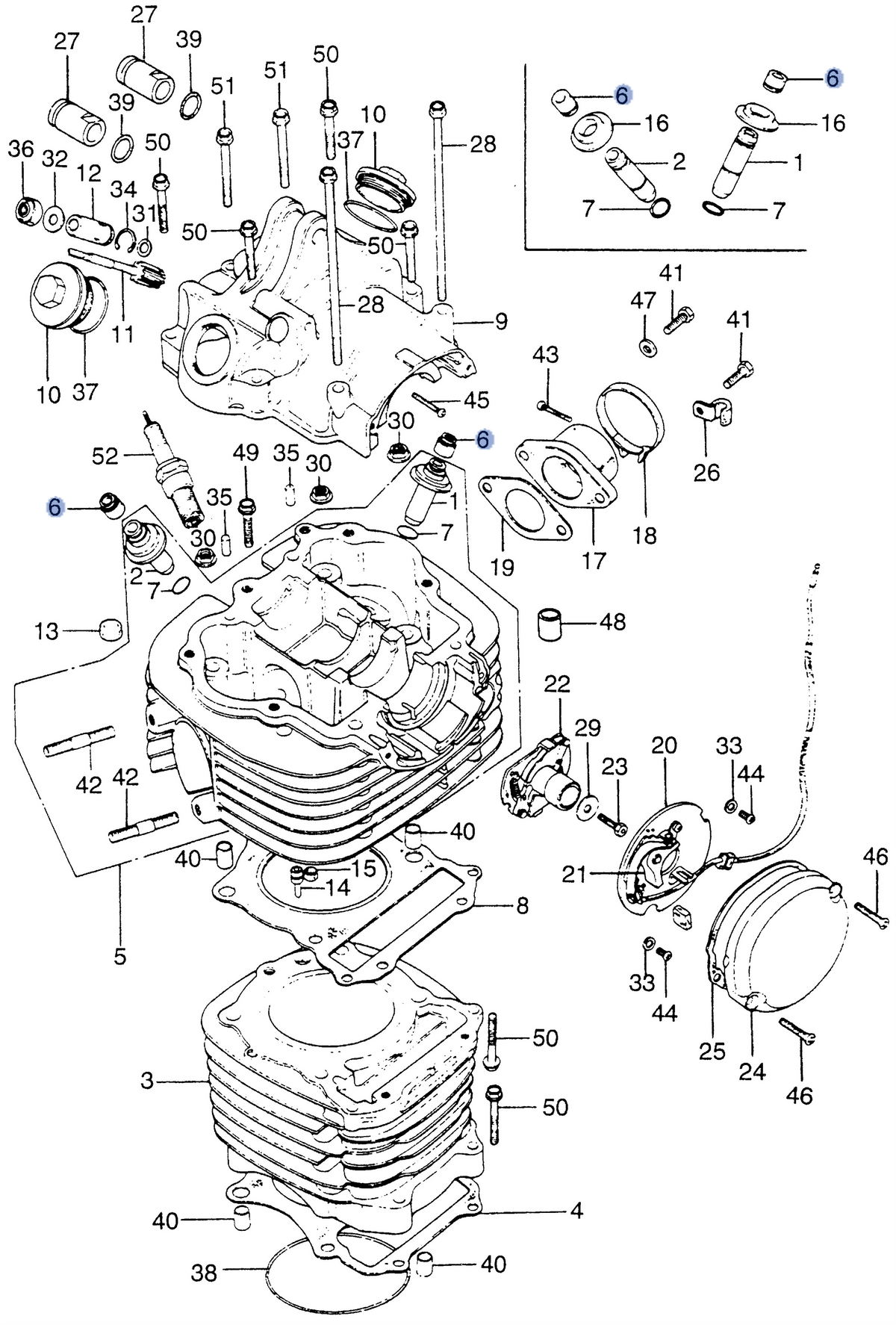 Honda OEM part 12210-362-005
