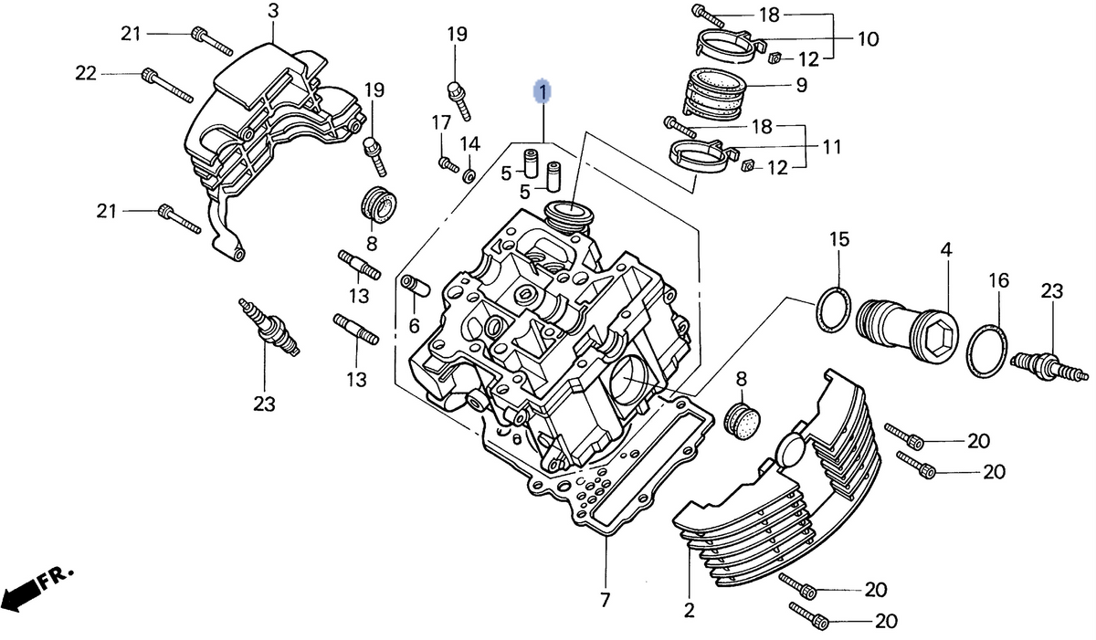 Honda OEM part 12210-MAA-A00