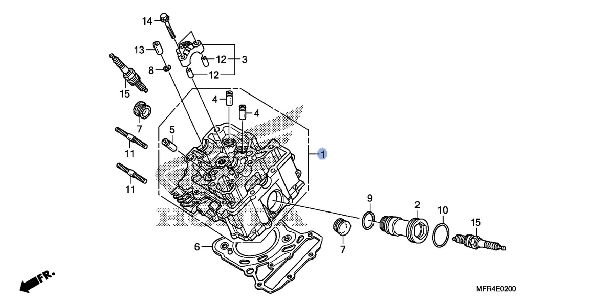 Honda OEM part 12210-MFR-671