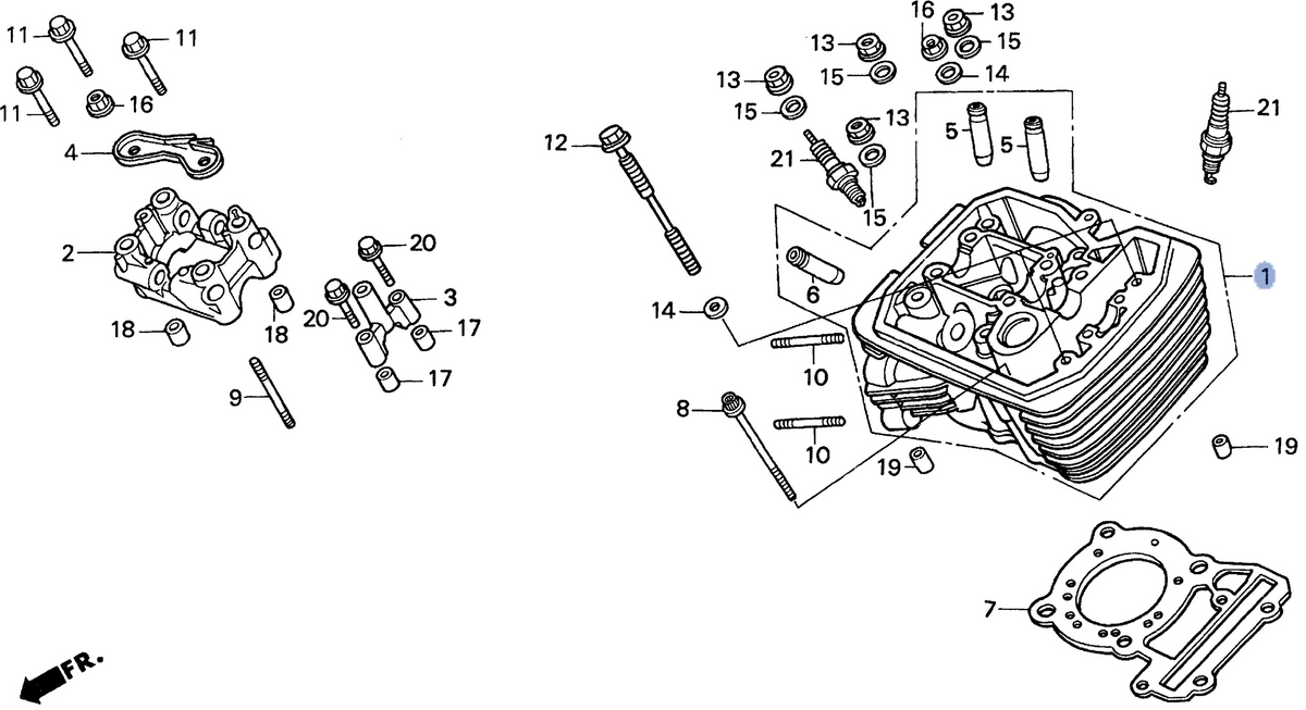 Honda OEM part 12210-MZ8-L50
