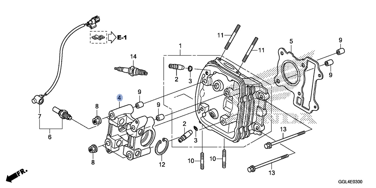 Honda OEM part 12211-GFC-770