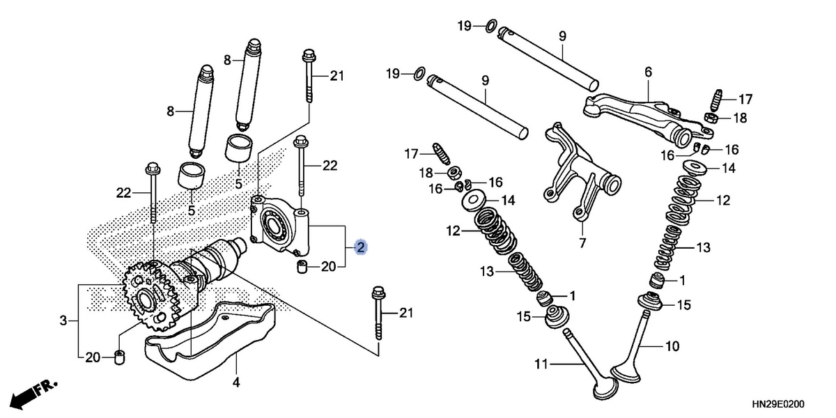 Honda OEM part 12212-HN2-P00