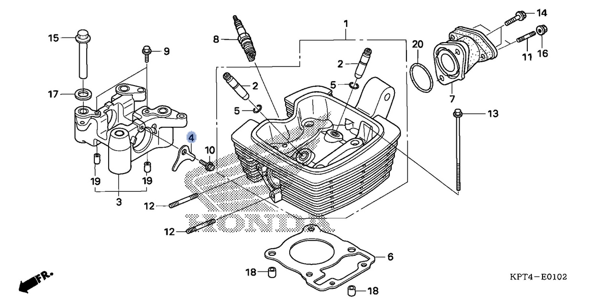 Honda OEM part 12212-KRM-840