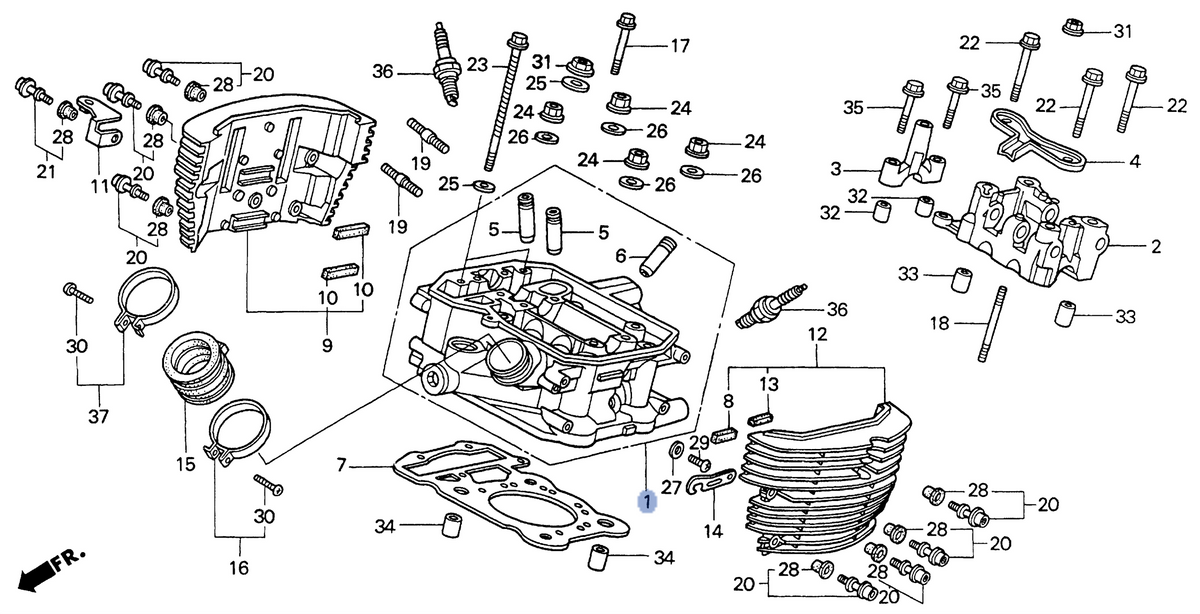 Honda OEM part 12220-MBA-710
