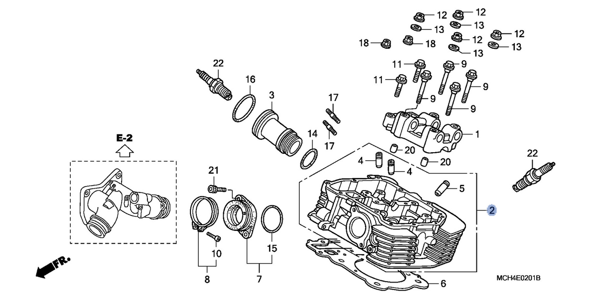 Honda OEM part 12220-MCH-000