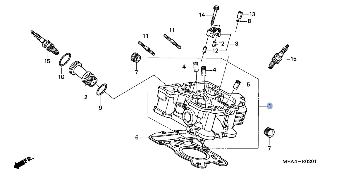 Honda OEM part 12220-MEA-672