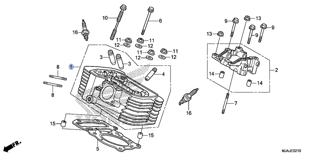 Honda OEM part 12220-MFE-A40