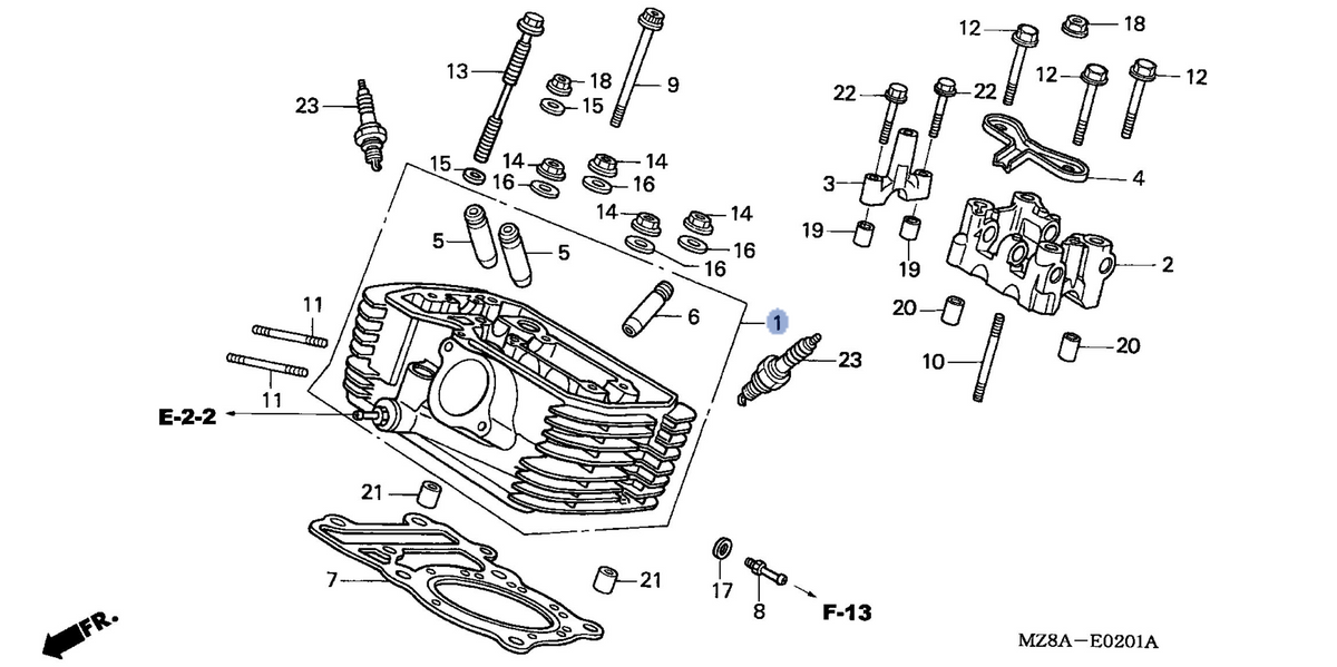 Honda OEM part 12220-MZ8-U50