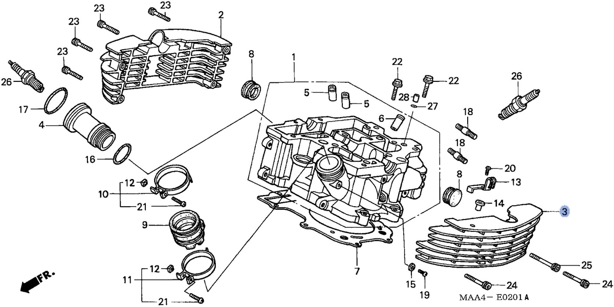 Honda OEM part 12223-MAH-G40